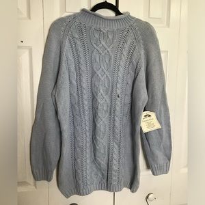 Maggie Lawrence  Women's Cable Knit Sweater NWT Sz. Large